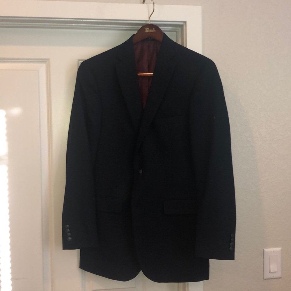 Hart Schaffner & Marx navy blue sport coat. 41L